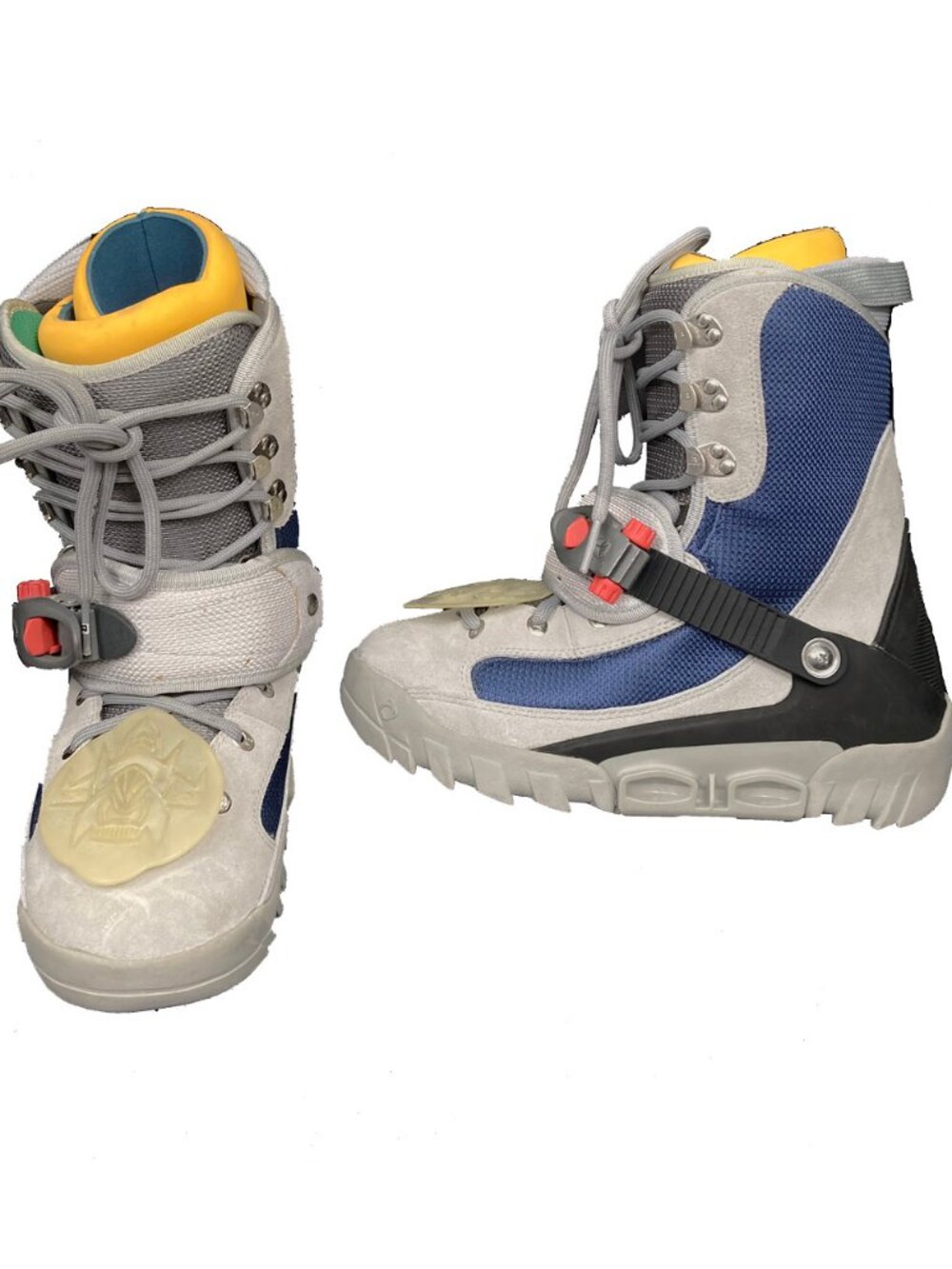 NEW BURTON FOUNDATION SI STEP IN SNOWBOARD BOOTS! WOMENS SIZE 7 OR 8 BLUE & GRAY